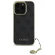 Guess iPhone 16 Pro Max Case 4G Charms Collection, Black