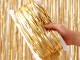 Foil Fringe Party Curtain Photo Backdrop 100x180cm, Gold