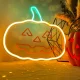 Neolia NNE13 Pumpkin LED Neon Light, Orange and Green