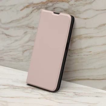Apple iPhone 17 Air 6.5'' Smart Soft Book Case Cover, Nude