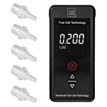 Meteo AX7 Electrochemical Breathalyzer with Platinum and 5 Mouthpieces
