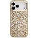 Guess Leopard Glitter MagSafe Phone Case Cover iPhone 17 Pro Max - Brown