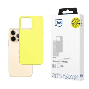 3mk Matt Case for iPhone 13 Pro, Yellow