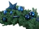 Christmas Tree Ornament Set, Blue, 33 pcs