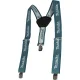 Makita E-05402 Suspenders with Clips, 50 mm, White / Blue