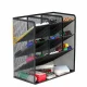 Metal Desk Organizer DA513 with 10 Compartments, Black