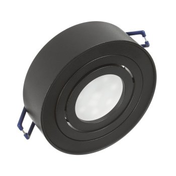 Maclean MCE462 B Recessed Spotlight Fixture for MR16/GU10, Black