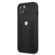 Apple iPhone 13 mini 5.4\" BMW Leather Curve Perforate Case Cover (BMHCP13SRSPPK), Black