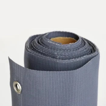 Decorative Protective Mesh TENAX TEXSTYLE PRIVÉ 580 g/m² 1x5 m, Metallic Grey