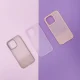 Kingxbar Plain Series Case for iPhone 13 Pro, Silicone and PC, Purple