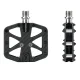 Rockbros C525 Carbon Fiber Platform Bike Pedals (Black)