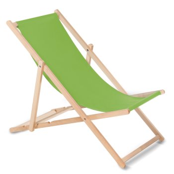Greenblue GB183 Wooden Deck Chair, Green