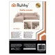 Ruhhy 26031 Sofa Cover 145-185 cm, Beige