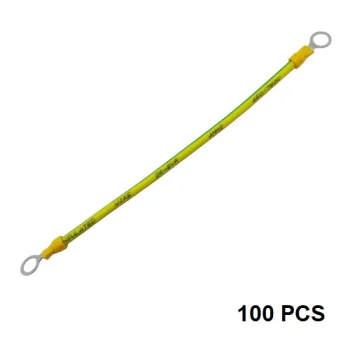 Grounding Cable, Copper, 4 mm², 20cm, 100pcs