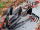 Garden Tool Set 6 pcs, Black