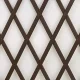 Expandable Plastic Trellis Grille TENAX TREPLAS, 1 x 2 m, Brown