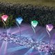 Diamond RGB Solar Powered Garden Stake Light