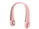 Portable Neck Fan, Rechargeable, 3 Speeds, Pink