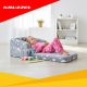 Kruzzel 2-in-1 Convertible Kids Plush Armchair and Lounger 26381