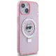 Karl Lagerfeld iPhone 15 Case Ring Stand Choupette Head MagSafe, Pink