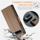 Google Pixel 9 Pro XL CASEME Wallet Magnetic Leather Case Cover, Brown