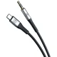 3Mk Protection AUX Cable 3.5 mm to USB-C, 1m, Silver