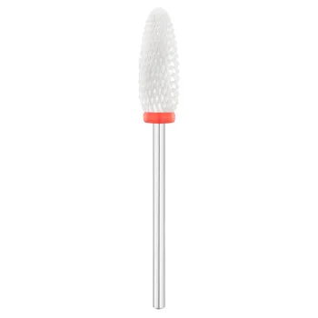 Exo Ceramic Nail Drill Bit, Oval, Fine (Red), Ø 6.0 mm, rd /307f