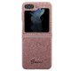 Guess Samsung Galaxy Z Flip 5 vāciņš Glitter Script, rozā