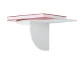 Wall Compact Shelf for Projector Books, 30x15x13 cm