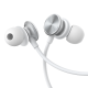 Joyroom Wired Series JR-EW03 vadu ausīs ievietojamās austiņas - sudraba