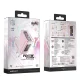 Acefast A45 GaN 65W 3-Port Wall Charger, Pink