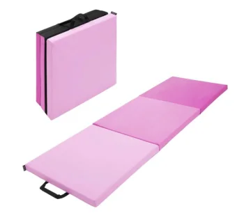 4Fizjo 1131 Folding Gymnastic Mat 180x60x5 cm, Pink
