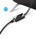 Network Adapter Ugreen 30985 for Chromecast micro USB / USB-A 100Mb/s 1m - Black