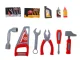 Portable Kids DIY Mini Repair Workshop Tool Table Set, 65 pcs