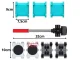 Heavy Duty Furniture Lifter and Mover Tool Set with 4 Rollers 150 kg