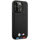 Apple iPhone 14 Pro 6,1\" BMW Leather Stamp Tricolor Case Cover (Bmhcp14l22ptdk), Black