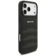 AMG Leather Debossed Lines Logo Phone Case Cover iPhone 17 Pro Max - Black