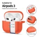 Tech-Protect Silicone Hook Case for Apple AirPods 3 with Carabiner, Orange