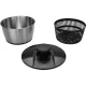 Gefu PUSH IT Salad Spinner 5 L, Stainless Steel