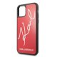 Apple iPhone 11 Pro 5.8\" Karl Lagerfeld Signature Glitter Case Cover (KLHCN58DLKSRE), Red