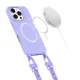 Tech-Protect iPhone 16 Pro Max Case MagNecklace MagSafe with Lanyard, Purple