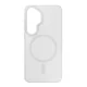3mk Smoke MagCase for Samsung Galaxy S25 - White Transparent