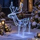 Light-Up Christmas Reindeer Decoration with Moving Head 216 LED IP44