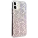 Hello Kitty iPhone 11 / XR Case IML Gradient Electrop Crowded Kitty Head, Pink