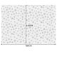 Christmas Tablecloth Ruhhy 22790 with Silver Snowflakes 71x55 in (180x140cm), White