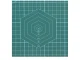A1 Double-Sided Self-Healing Cutting Mat, 60x90 cm, Green