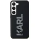 Karl Lagerfeld Samsung Galaxy S23+ Case 3D Rubber Glitter Logo, Black