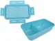 Lunch Box with Compartments and Cutlery, 1L, Blue