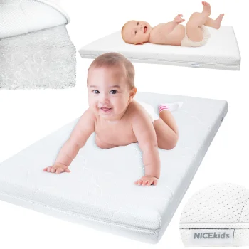 Bakalu 4D Breathable Baby Mattress 120x60 cm, White