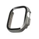 Tech-Protect Defense cases for Apple Watch 49 mm, Titanium & Clear, 2-pack